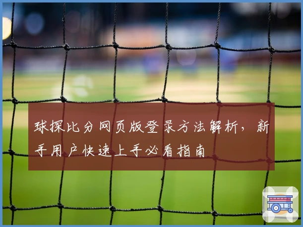 球探比分网页版登录方法解析，新手用户快速上手必看指南